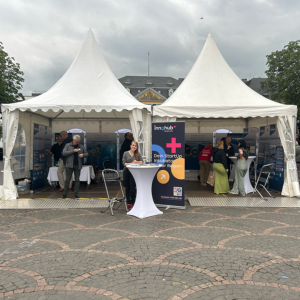 Der Stand des InnoHub RheinAhr bei der Bonner Wirtschaftsnacht